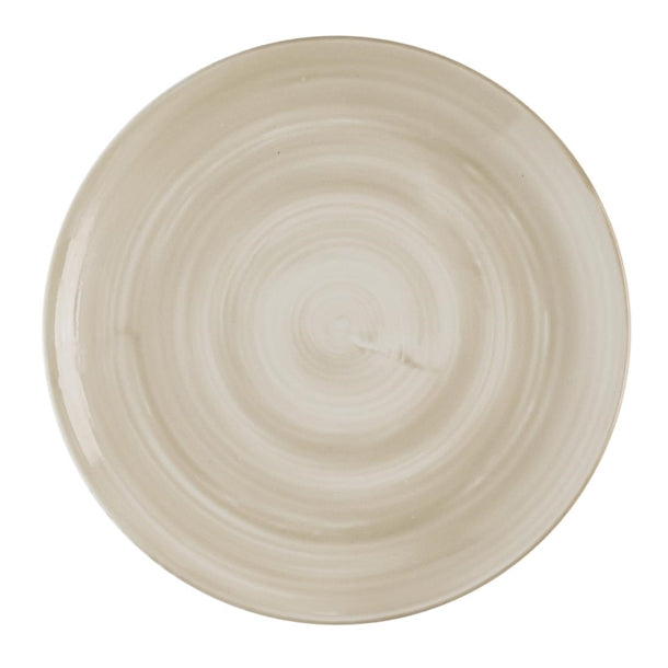 Churchill Stonecast Canvas Natural Evolve Coupe Plates 220mm (Pack of 12) - HR350 Plates Churchill Super Vitrified