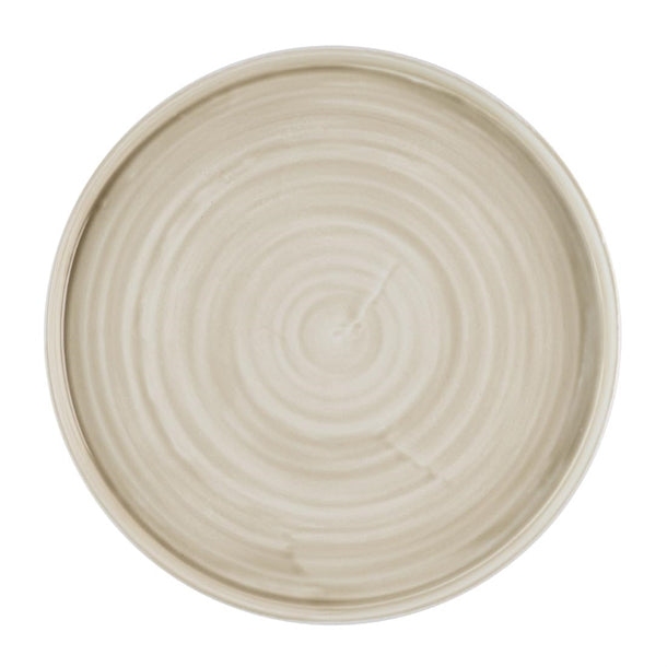 Churchill Stonecast Canvas Natural Walled Plates 280mm (Pack of 6) - HR354 Plates Churchill Super Vitrified