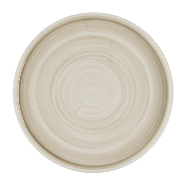 Churchill Stonecast Canvas Natural Walled Plates 260mm (Pack of 6) - HR355 Plates Churchill Super Vitrified