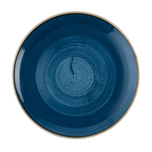 Churchill Stonecast Java Blue Evolve Coupe Plates 260mm (Pack of 12) - HR381 Plates Churchill Super Vitrified