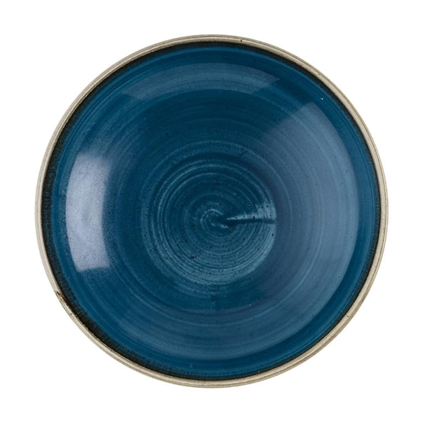 Churchill Stonecast Java Blue Coupe Bowls 184mm (Pack of 12) - HR385 Bowls Churchill Super Vitrified