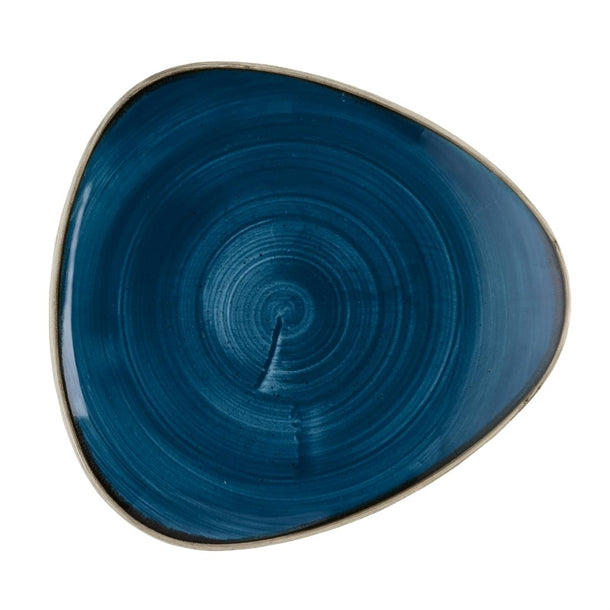Churchill Stonecast Java Blue Lotus Plates 228mm (Pack of 12) - HR388 Plates Churchill Super Vitrified