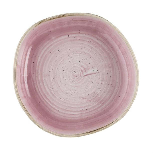 Churchill Stonecast Petal Pink Organic Walled Bowls 197mm (Pack of 6) - HR407 Bowls Churchill Super Vitrified