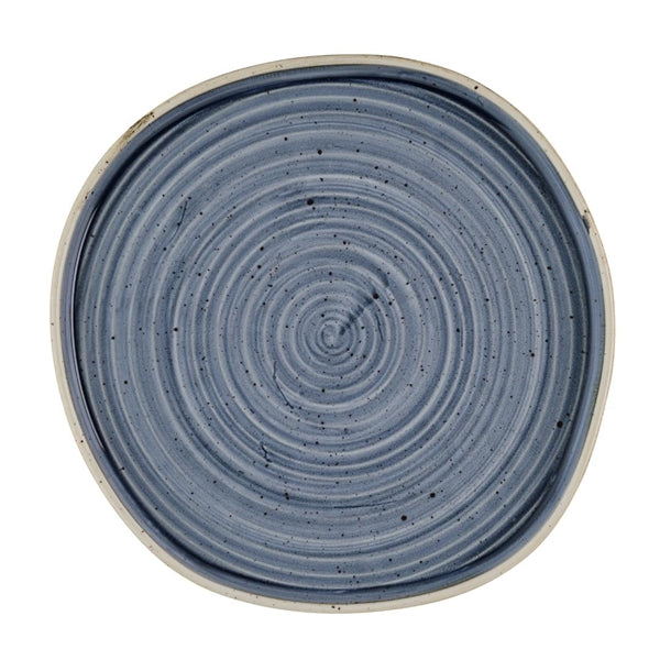 Churchill Stonecast Blueberry Organic Walled Plates 257mm (Pack of 6) - HR409 Plates Churchill Super Vitrified