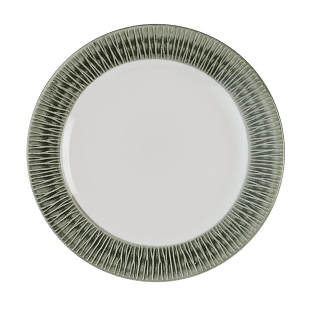 Churchill Bamboo Ceramic Spinwash Alpine Plates 167mm (Pack of 12) - HR432 Plates Churchill Super Vitrified