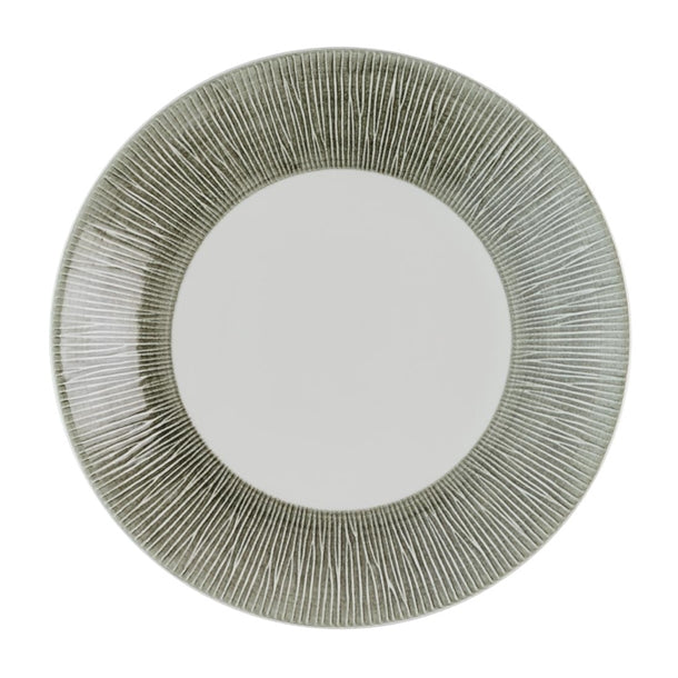 Churchill Bamboo Ceramic Spinwash Alpine Deep Coupe Plates 268mm (Pack of 12) - HR435 Plates Churchill Super Vitrified