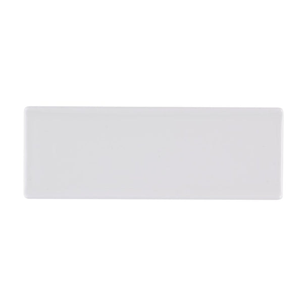 Churchill White Oblong Plates 250 x 90mm (Pack of 6) - HR439 Plates Churchill Super Vitrified