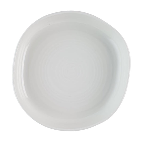 Churchill White Organic Walled Bowls 232mm (Pack of 6) - HR442 Bowls Churchill Super Vitrified