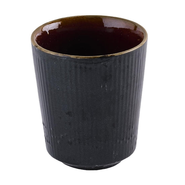Churchill Tokyo Black Unhandled Cups 354ml (Pack of 12) - HR448 Cups and Mugs Churchill Super Vitrified