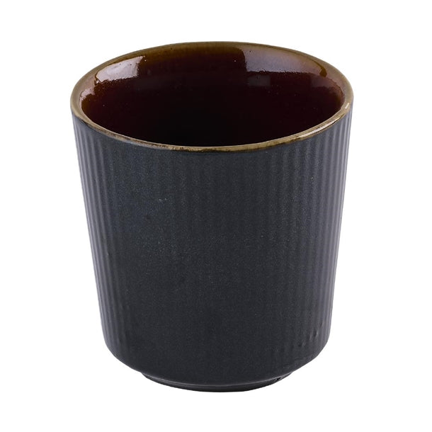 Churchill Tokyo Black Unhandled Cups 295ml (Pack of 12) - HR449 Cups and Mugs Churchill Super Vitrified