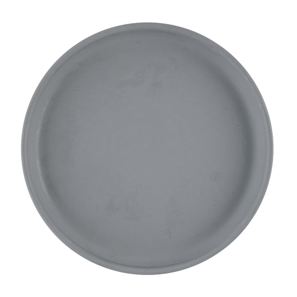Churchill Emerge Seattle Grey Walled Plates 206mm (Pack of 6) - HR466 Plates Churchill Super Vitrified