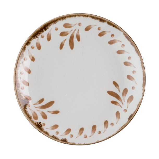 Dudson Harvest Mediterranean Terracotta Coupe Plates 165mm (Pack of 12) - HR505 Plates Dudson