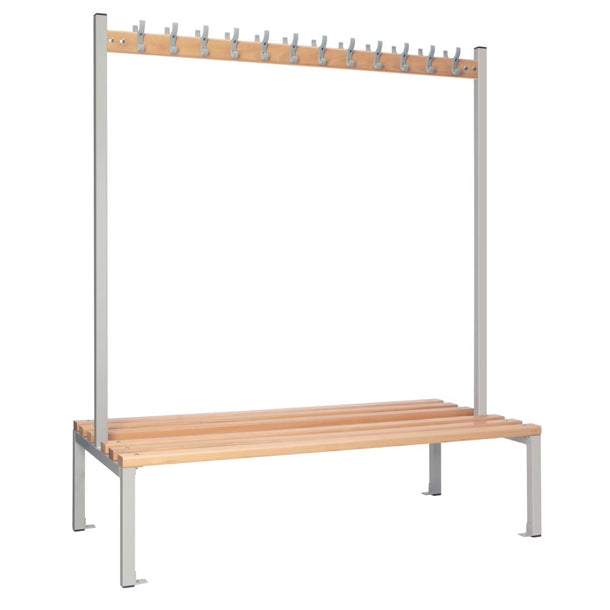 Double-sided Island Seating Grey 1500mm - HR605 Elite Lockers