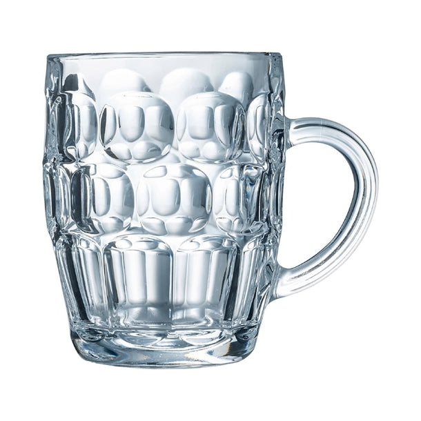 Arcoroc Britannia Dimpled Tankards 570ml (Pack of 24) - HR706 Beer Glasses Arcoroc
