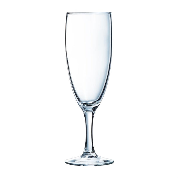 Arcoroc Elegance Flutes 170ml (Pack of 12) - HR779 Champagne Glasses Arcoroc