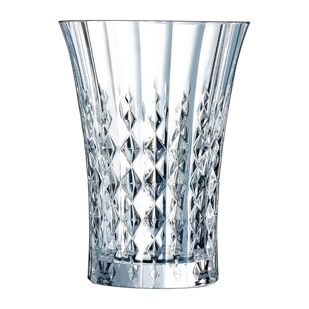Cristal d'Arques Lady Diamond Hiball Glasses 360ml (Pack of 8) - HY877 Arcoroc Hi Balls and Tumblers Cristal d'Arques