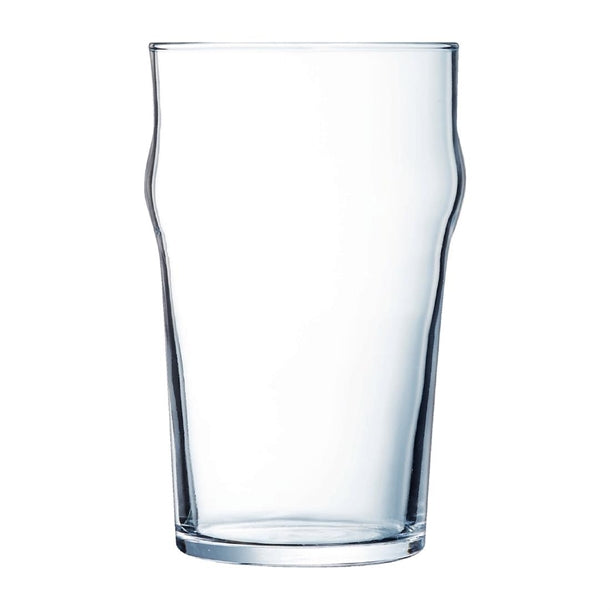 Arcoroc Nonic Tumblers 285ml (Pack of 48) - HR858 Beer Glasses Arcoroc