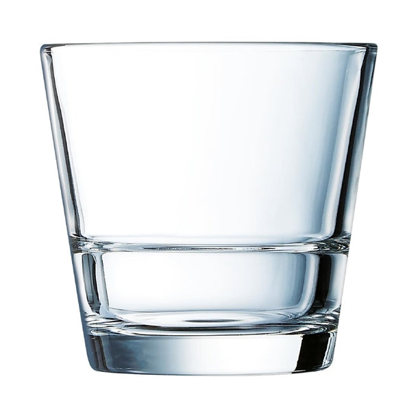 Arcoroc Stack Up Old Fashioned Glasses 210ml (Pack of 24) - HR912 Utopia Hi Balls and Tumblers Arcoroc