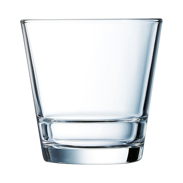 Arcoroc Stack Up Old Fashioned Glasses 320ml (Pack of 24) - HR913 Utopia Hi Balls and Tumblers Arcoroc