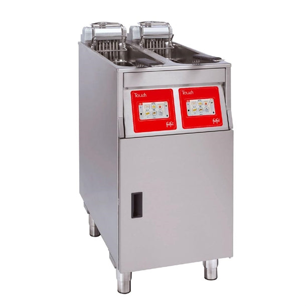 FriFri Touch 422 Electric Free-Standing Twin Tank Fryer 2 Baskets 2x 11kW - Three Phase - HS014-3PH Freestanding Electric Fryers FriFri