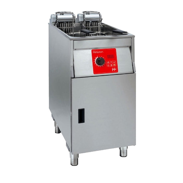 FriFri Precision 412 Electric Free-Standing Single Tank Fryer 2 Baskets 22kW - Three Phase - HS033-3PH Freestanding Electric Fryers FriFri