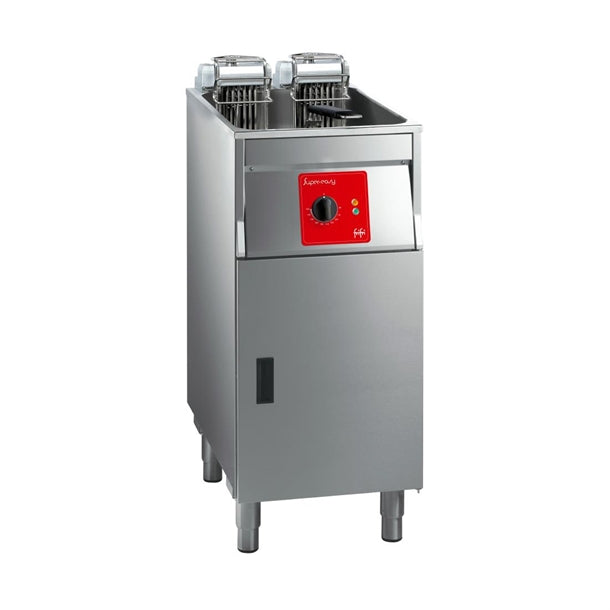 FriFri Super Easy 411 Electric Free-Standing Single Tank Fryer with Filtration 1 Basket 15kW - Three Phase - HS055-3PH Freestanding Electric Fryers FriFri