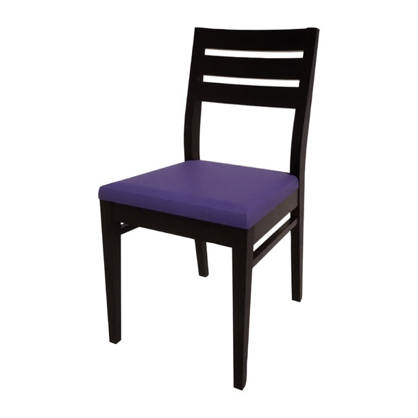 Bolero Bespoke Marty A Side Chair in Blue/Charcoal - HS369 All Chairs Bolero Bespoke