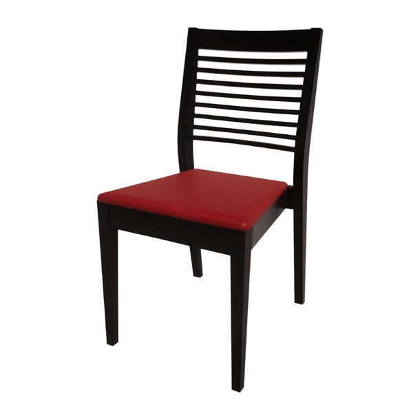 Bolero Bespoke Marty B Stacking Chair in Red/Charcoal - HS389 All Chairs Bolero Bespoke