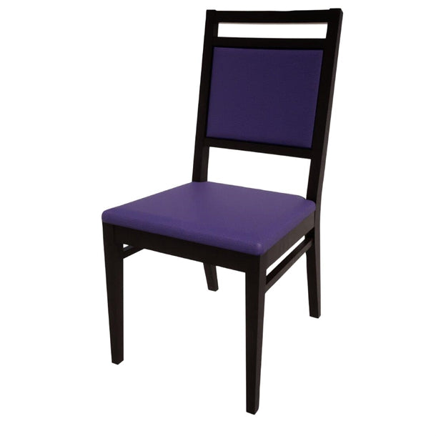 Bolero Bespoke Bia A Side Chair in Blue/Charcoal - HS419 All Chairs Bolero Bespoke