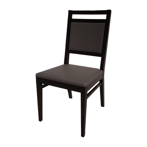 Bolero Bespoke Bia A Side Chair in Anthracite/Charcoal - HS424 All Chairs Bolero Bespoke