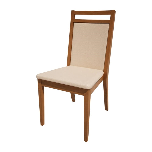 Bolero Bespoke Bia B Stacking Chair in Cream/Oak - HS426 All Chairs Bolero Bespoke