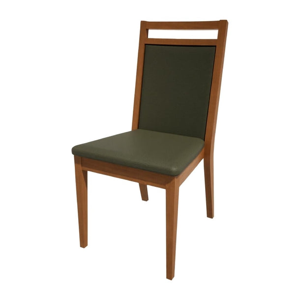 Bolero Bespoke Bia B Stacking Chair in Olive/Oak - HS431 All Chairs Bolero Bespoke