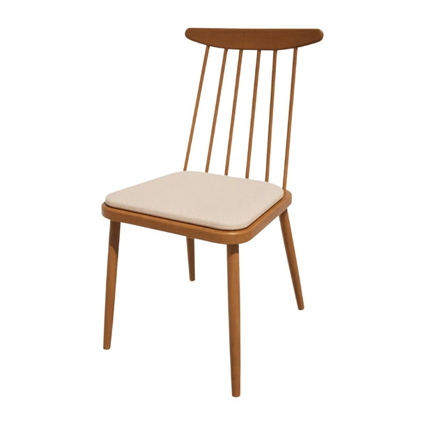 Bolero Bespoke Frank Side Chair Cream/Oak - HS451 All Chairs Bolero Bespoke