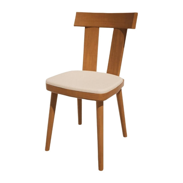Bolero Bespoke Bamba Side Chair Cream/Oak - HS476 All Chairs Bolero Bespoke