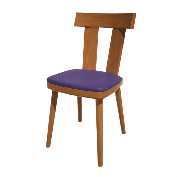 Bolero Bespoke Bamba Side Chair Blue/Oak - HS491 All Chairs Bolero Bespoke