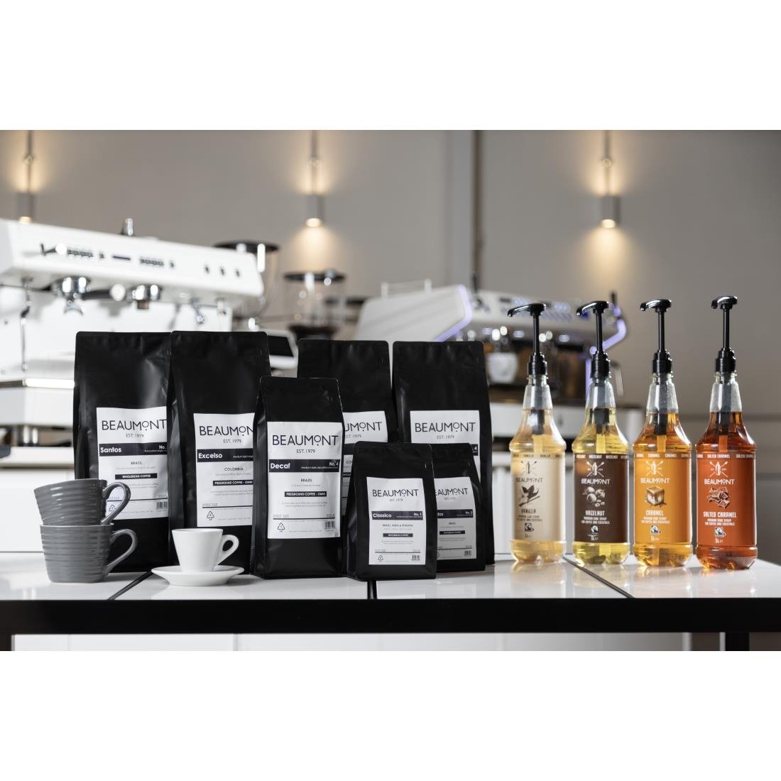 Beaumont Salted Caramel Syrup 1ltr - CX085 Beaumont