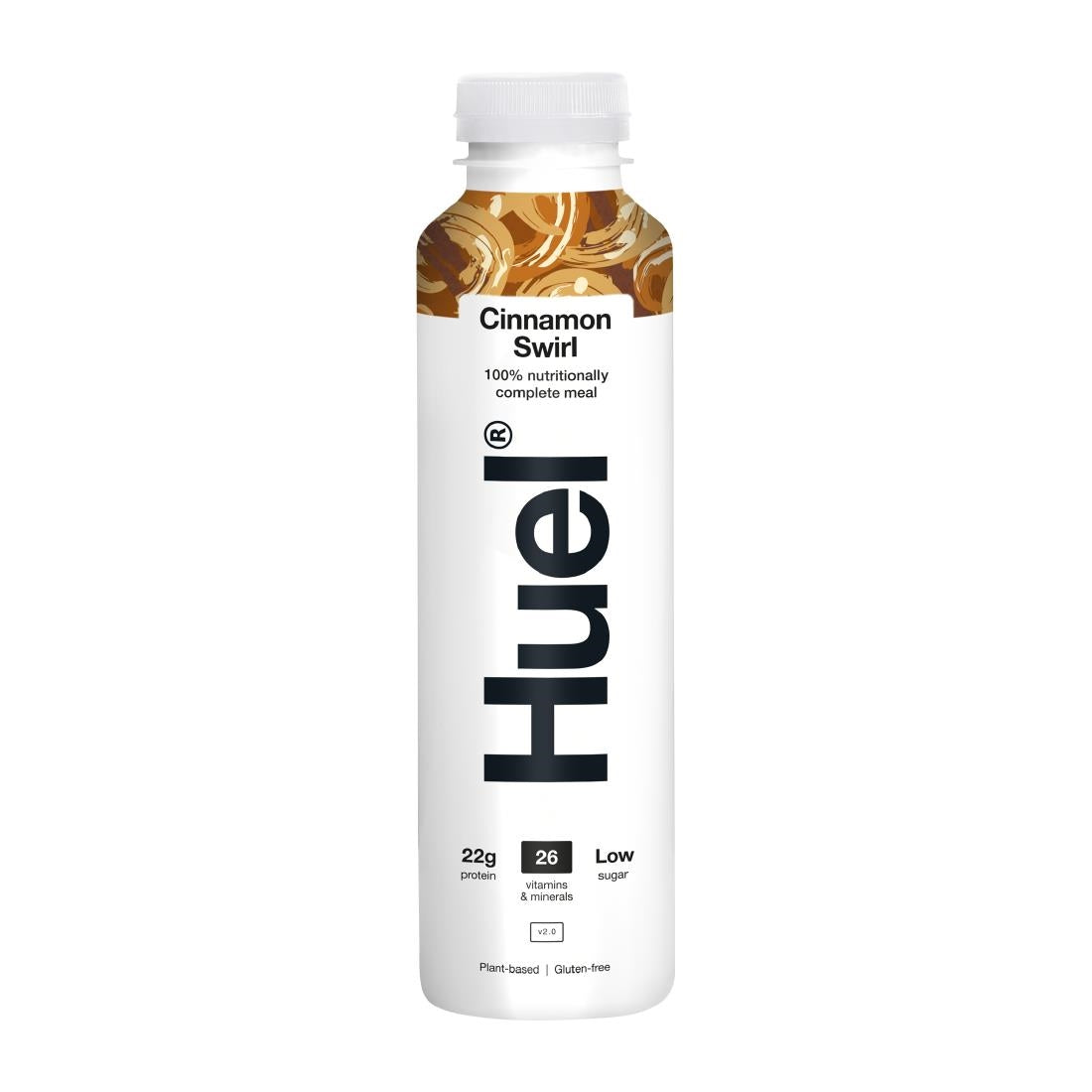 HUEL Nutritionally Complete Meal Drink - Cinnamon Swirl 500ml (Pack of 8) - HS545 Huel