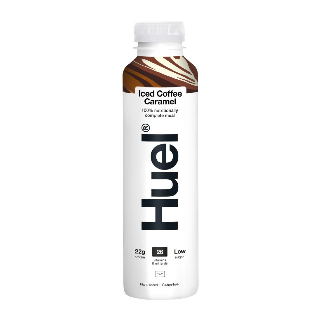HUEL Nutritionally Complete Meal Drink - Iced Coffee Caramel 500ml (Pack of 8) - HS547 Huel