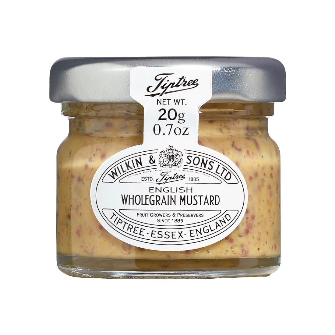 Tiptree English Wholegrain Mustard 20g (Pack of 72) - HS579 Tiptree