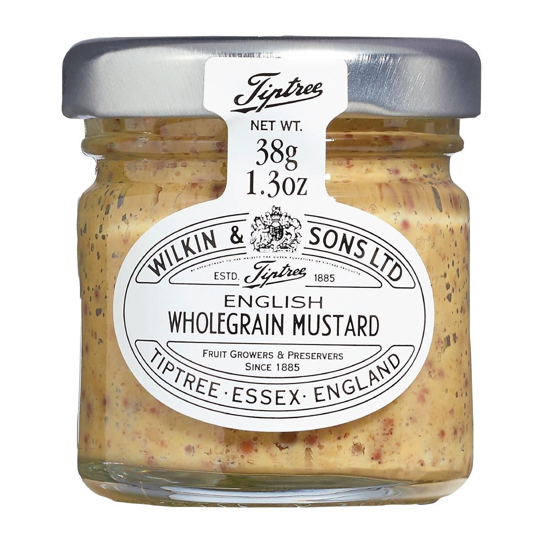 Tiptree English Wholegrain Mustard 38g (Pack of 72) - HS583 Tiptree