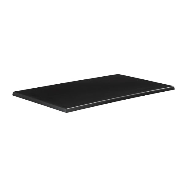 Enduratop Rectangular Table Top Black 1200x700mm - HS610 Solid Colour Table Tops Everyday