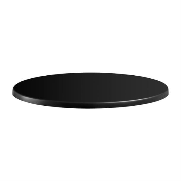 Enduratop Round Table Top Black 800mm - HS615 Solid Colour Table Tops Everyday