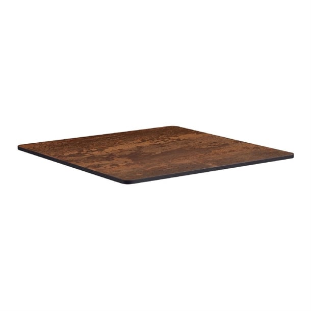 Extrema Square Vintage Copper Table Top 790x790mm - HS703 Wood Effect Table Tops Everyday