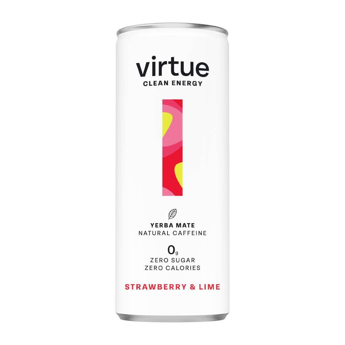 Virtue Yerba Mate - Strawberry & Lime 250ml (Pack of 12) - HS866 Virtue