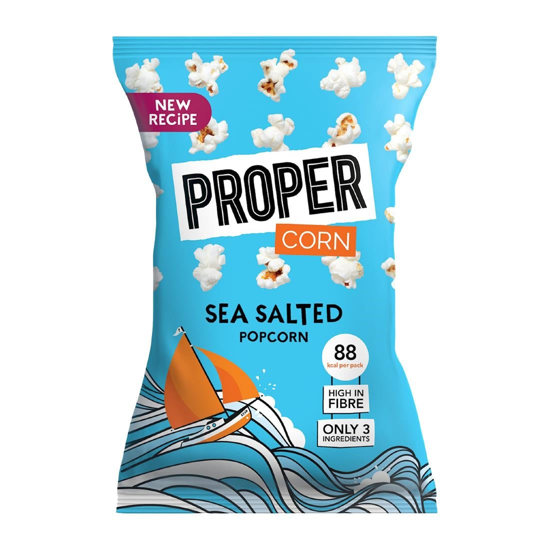 Propercorn Impulse Lightly Sea Salted Popcorn 20g (Pack of 24) - HS870 Proper Corn