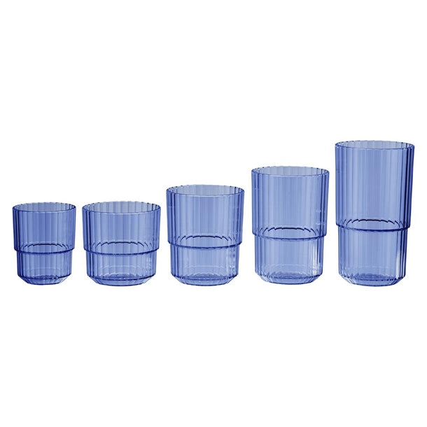 APS Linea Light Blue Drinking Cup 300ml (Box of 48) - HS909 Cocktail Glasses APS
