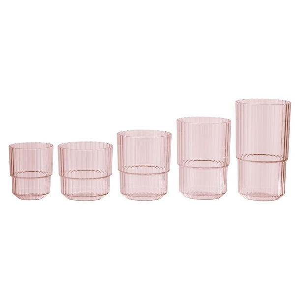 APS Linea Light Pink Drinking Cup 300ml (Box of 48) - HS910 Cocktail Glasses APS