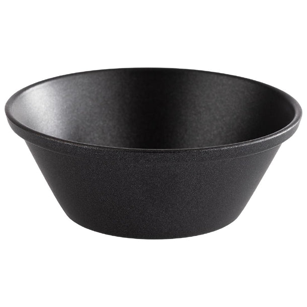 APS Dip Bowls Grey/Black 40ml (Pack of 6) - HS935 Bowls APS