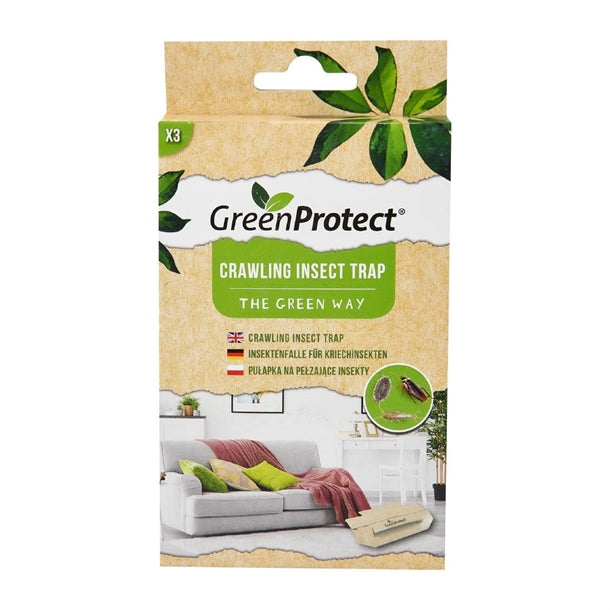 Green Protect Crawling Insect Trap (Pack of 3) - HS968 Green Protect