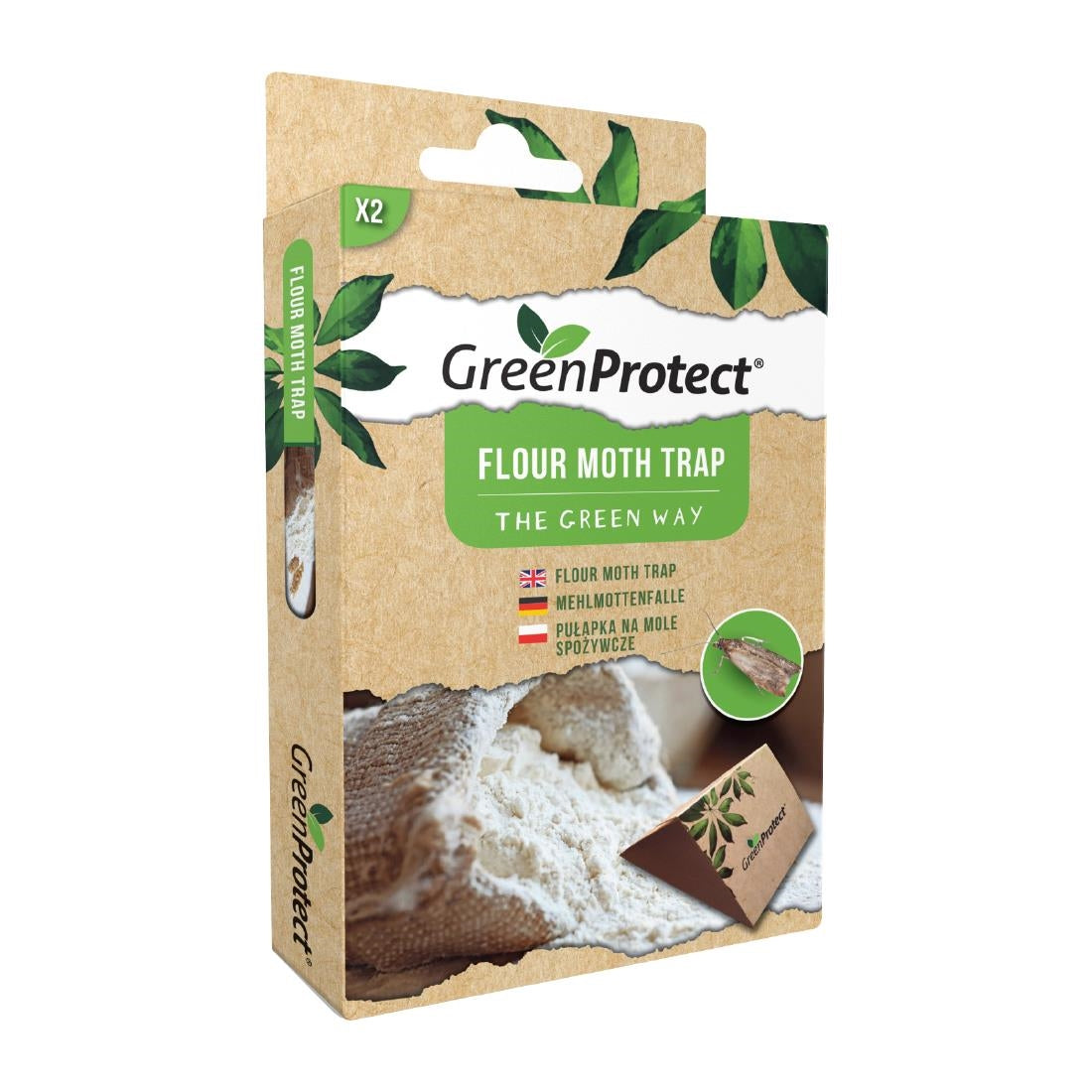 Green Protect Flour Moth Trap (Pack of 2) - HS975 Green Protect